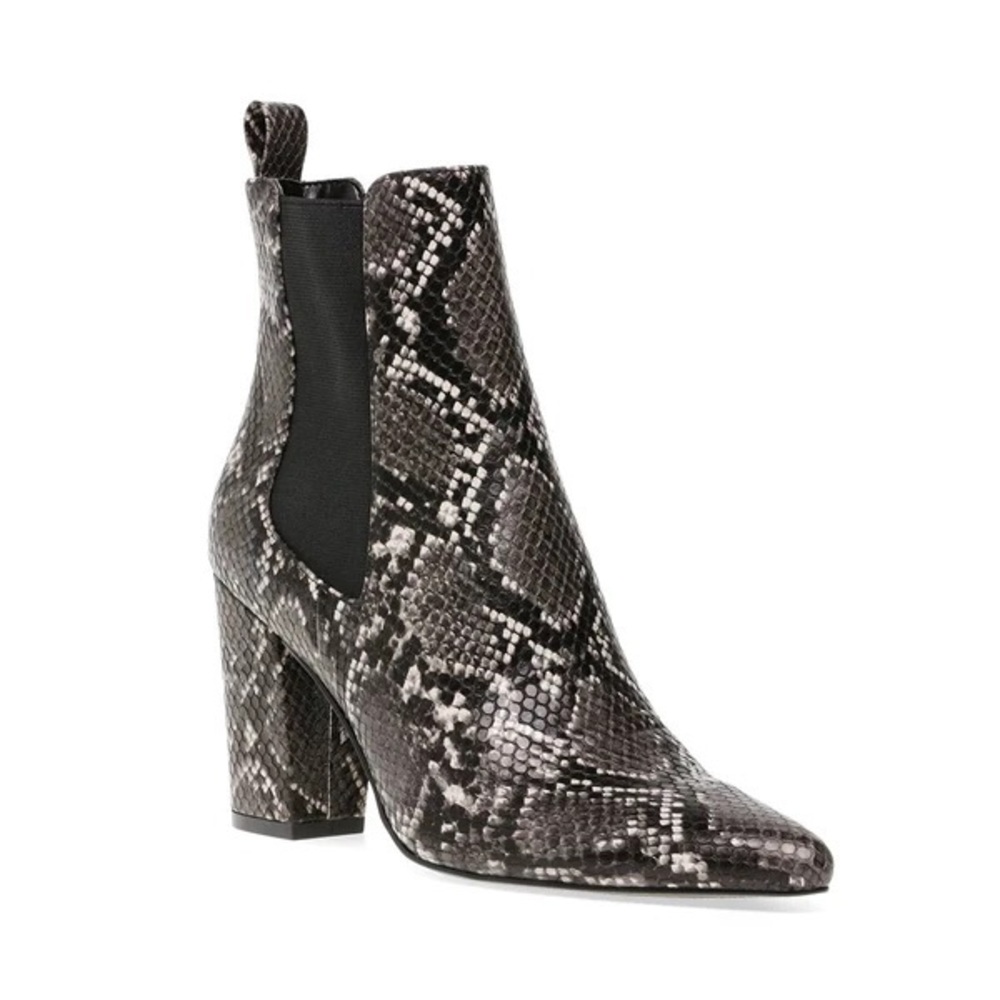 Steve Madden snake skin booties